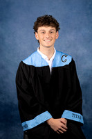Class of 2025 Senior Cap & Gown Final Gallery: Declan